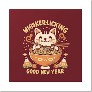 Whisker-Licking Good New Year Posters and Art